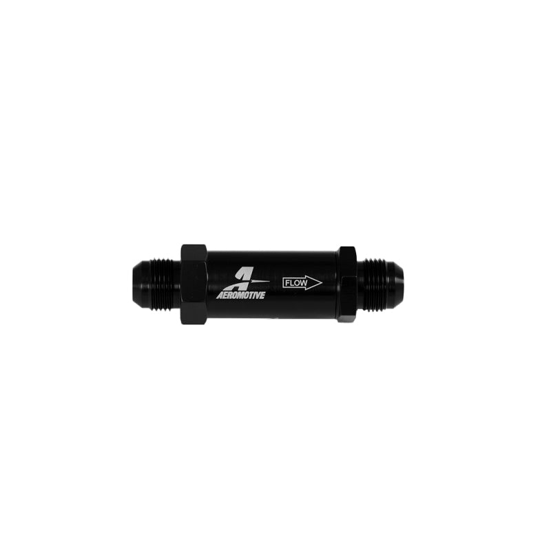 Aeromotive In-Line Full Flow Check Valve (-10 AN Flare) - Black